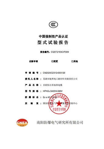 CN2020C2312-003120芜湖市旭辉电工新材料有限责任公司（报告）并联